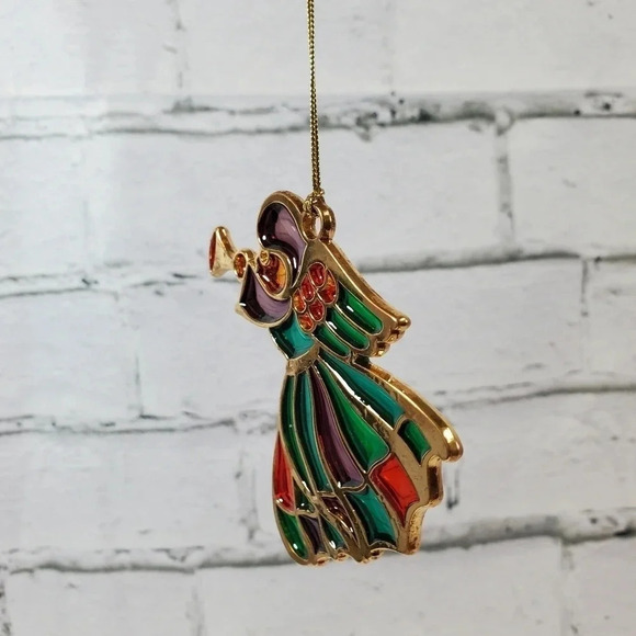 Russ Berrie & CO Holiday Highlights 1980s Vintage Ornament ANGEL HM20 - Picture 4 of 6